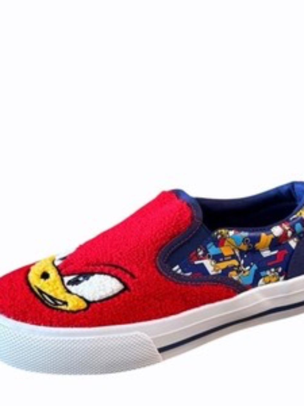 Josmo Kids Sonic Slip On Canvas Shoes Size 13 Toddler Red‎ White Blue